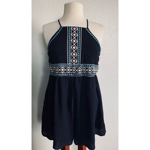 Tribal print romper